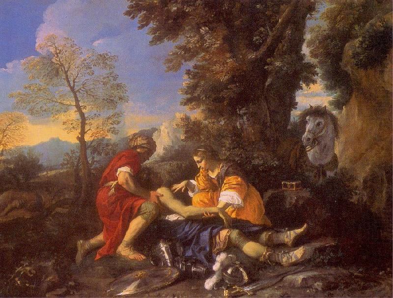 Herminia and Vafrino Tending the Wounded Tancred, MOLA, Pier Francesco